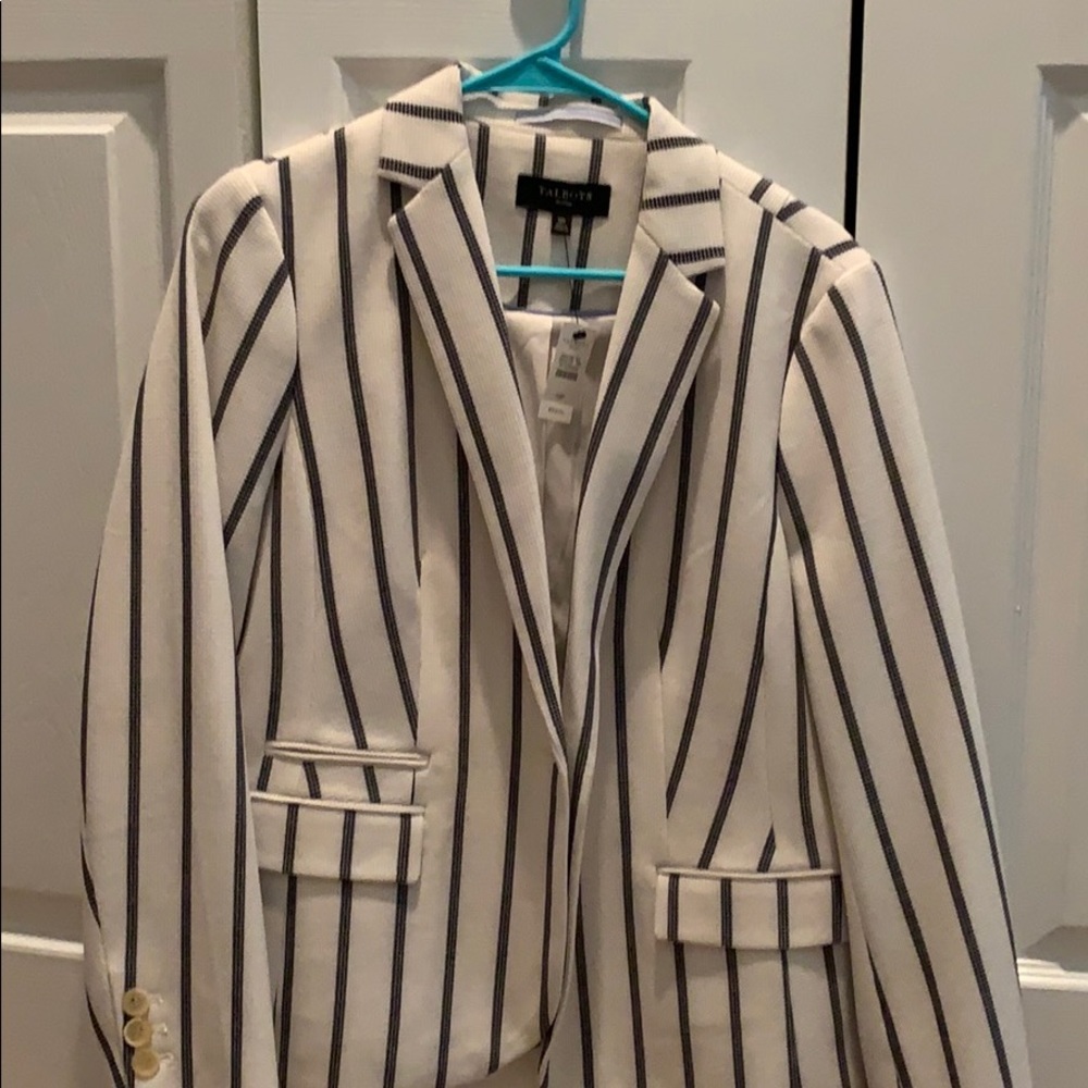 Talbots NWT striped blazer
